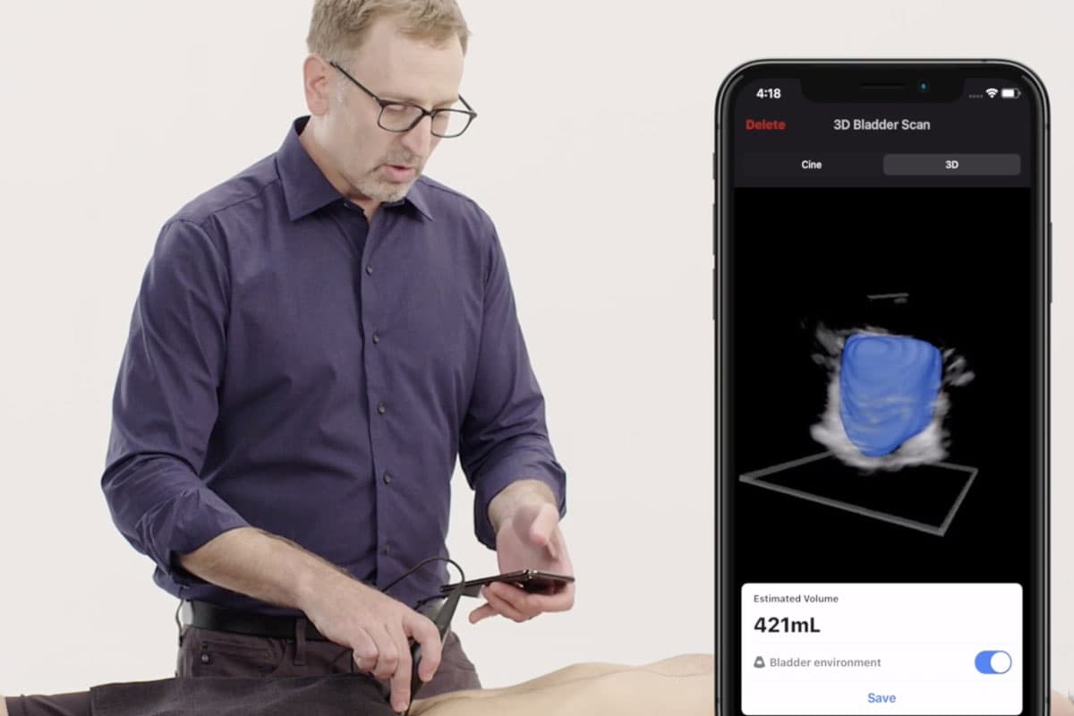 Portable ultrasound for Urology Butterfly iQ3